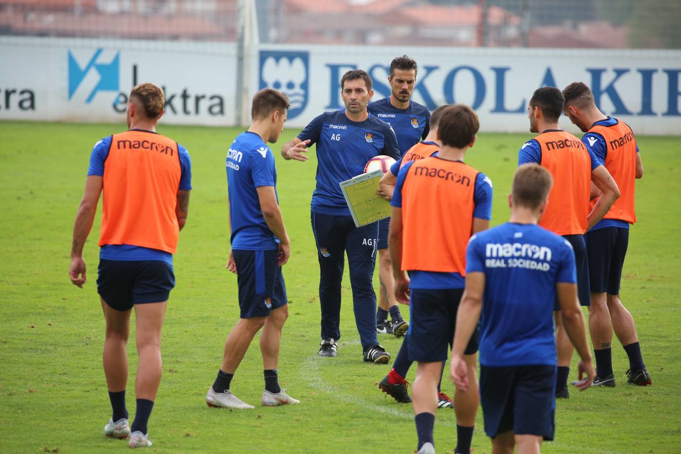 El atacante brasileño ha sido la gran novedad del último entrenamiento de la Real Sociedad.