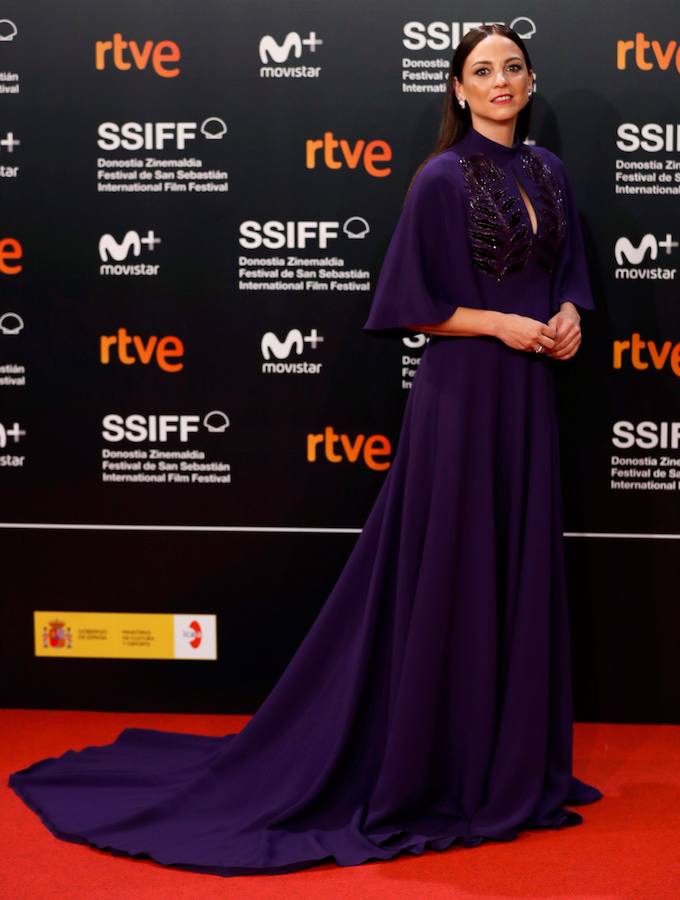 Los protagonistas de la alfombra roja de la gala inaugural de la 66 edición del Festival de Cine de San Sebastián