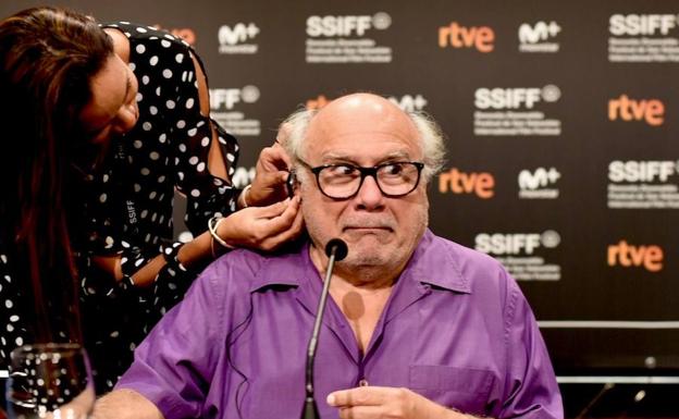 Imagen. Rueda de prensa y photocall de Danny DeVito.