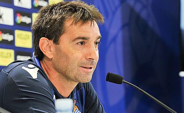 Asier Garitano, entrenador de la Real Sociedad.