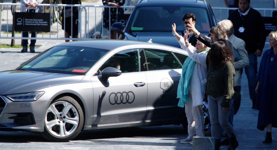 Judi Dench ha llegado este martes a San Sebastián para recibir el último Premio Donostia de esta edición del Zinemaldia. 