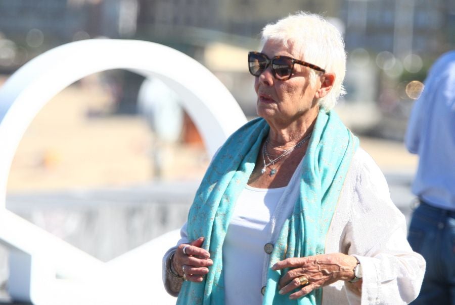 Judi Dench ha llegado este martes a San Sebastián para recibir el último Premio Donostia de esta edición del Zinemaldia. 