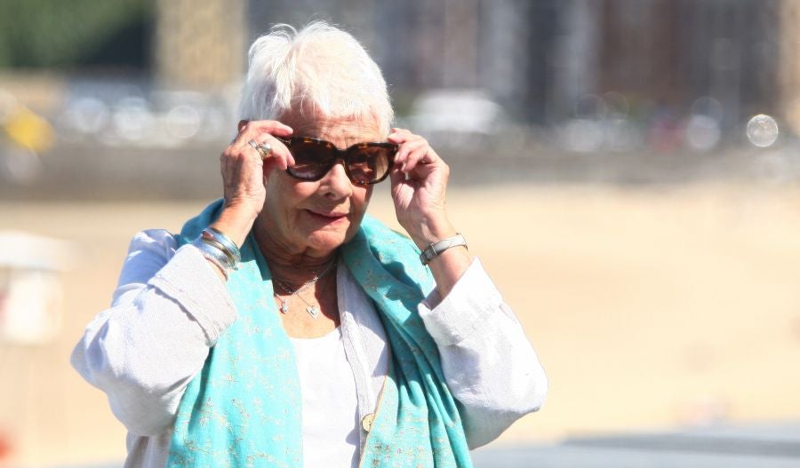 Judi Dench ha llegado este martes a San Sebastián para recibir el último Premio Donostia de esta edición del Zinemaldia. 
