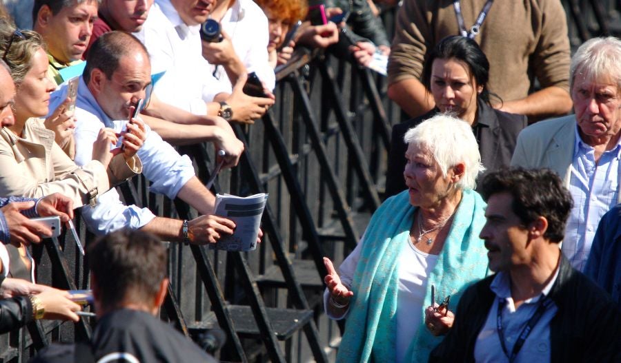 Judi Dench ha llegado este martes a San Sebastián para recibir el último Premio Donostia de esta edición del Zinemaldia. 