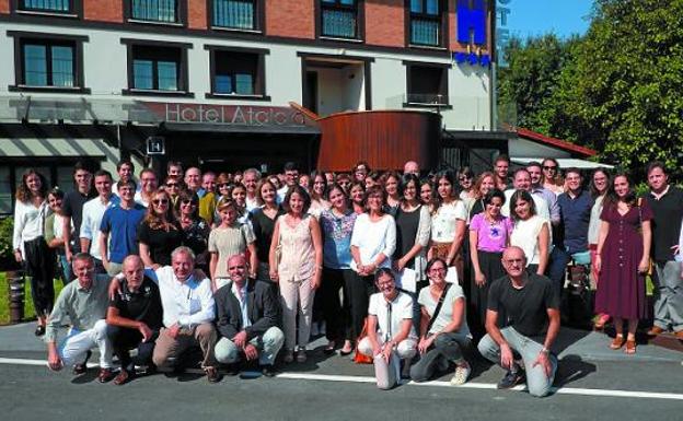 Atalaia. Especialistas en Anatomía Patológica que participaron ayer en la reunión de Irun. 