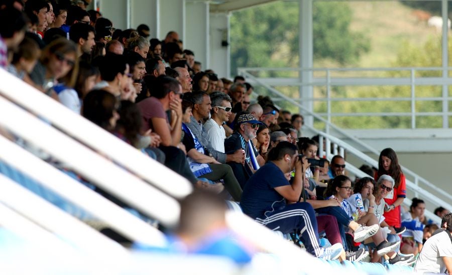 La Real ha vencido al Sevilla 2-0 este mediodía en Zubieta y es segunda en la clasificación con tres triunfos, un empate y cero derrotas.