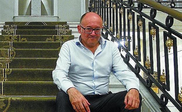 José Luis Rebordinos, ayer en el hotel María Cristina al término de la 66 edición del Zinemaldia.