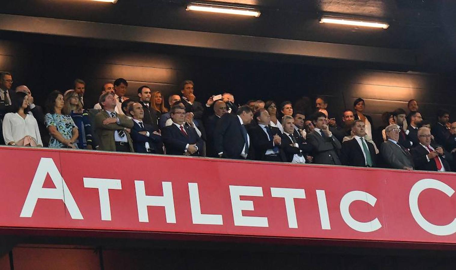 Derbi vasco disputado este viernes en San Mamés, correspondiente a la octava jornada de Liga