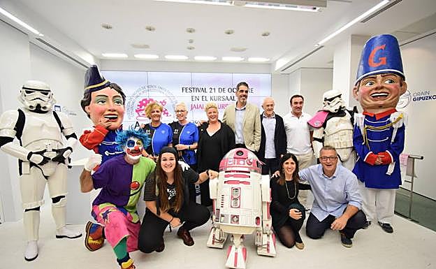 La Diputación acogió ayer la presentación del evento de Aspanogi de una manera divertid