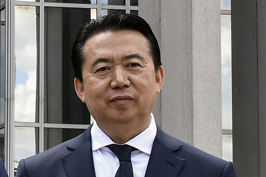 El presidente de Interpol, el chino Meng Hongwei.