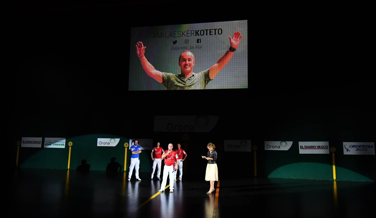 Galarreta despidió con una gran ovación al mejor remontista de la historia