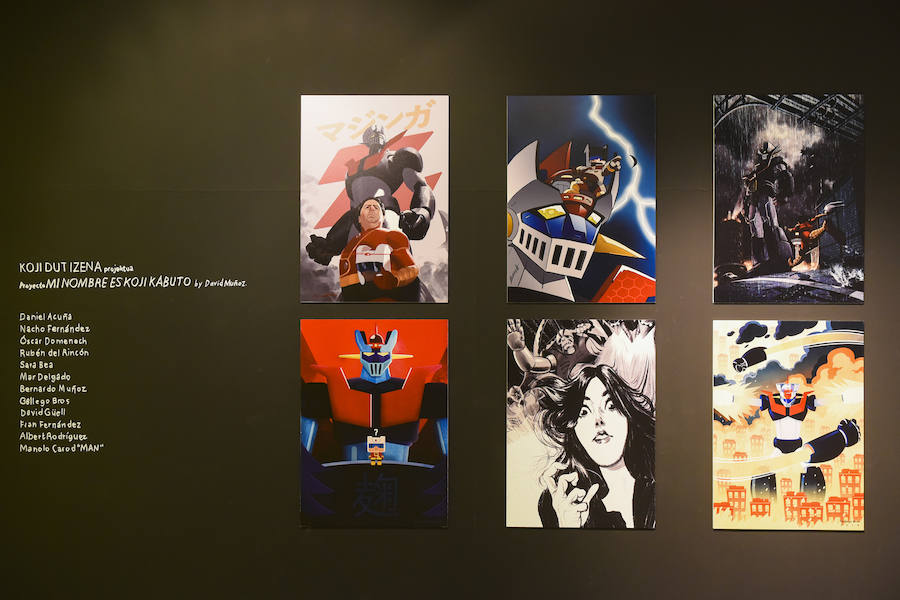 La Casa de Cultura de Aiete acoge una extensa colección de objetos relacionados con Mazinger Z, el popular protagonista de una serie de dibujos animados de los años 70.