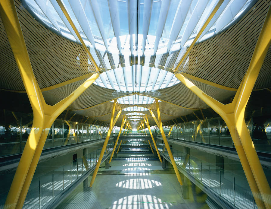 Terminal T4 del Aeropuerto de Barajas, Madrid.