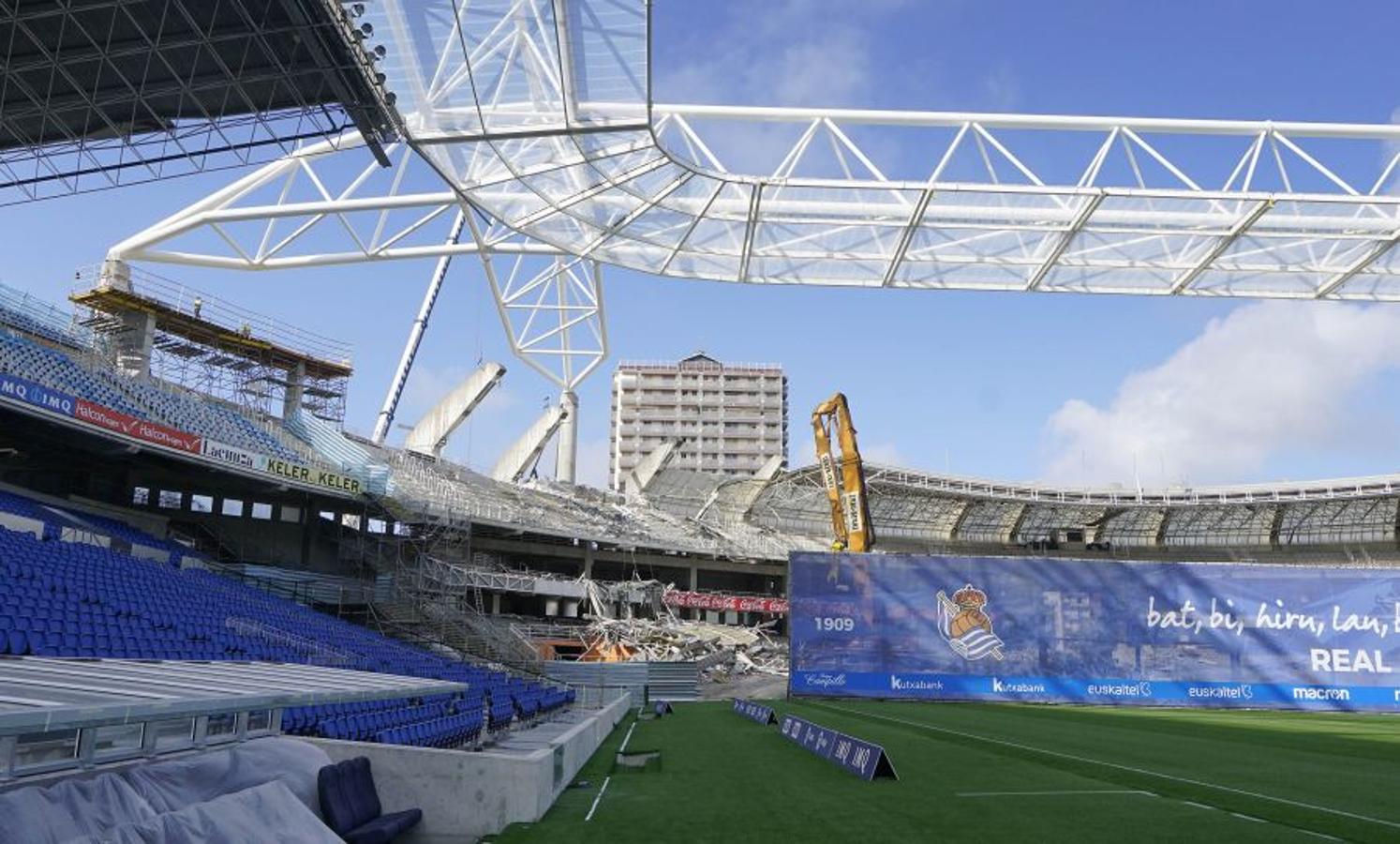 Fotos: Avanzan las obras en Anoeta