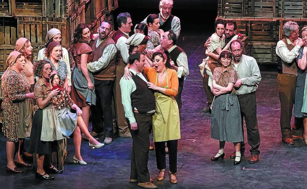 Un momento de la representación de 'Carmen' en el auditorio del Kursaal en febrero de 2017. 