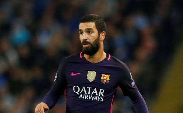 El futbolista turco Arda Turan, durante su etapa en el Barcelona. 