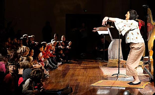Uauatxua,en la sede de la Orquesta Sinfonica de Euskadi. 