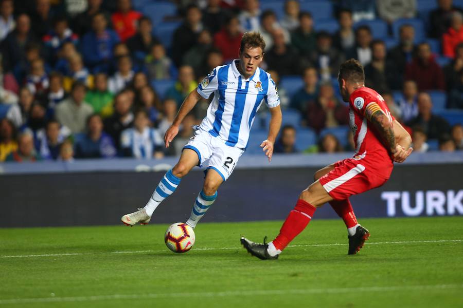 La Real Sociedad y el Girona han empatado (0-0) en el partido disputado el lunes por la noche en el estadio de Anoeta.. 