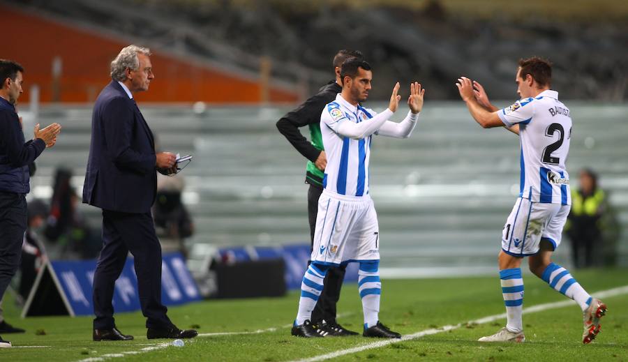 La Real Sociedad y el Girona han empatado (0-0) en el partido disputado el lunes por la noche en el estadio de Anoeta.. 