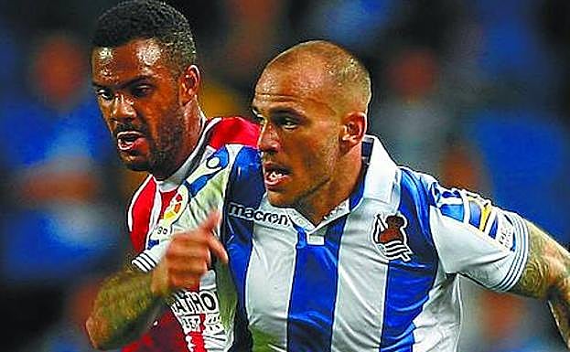 Sandro fue el jugador de la Real Sociedad más peligroso. 