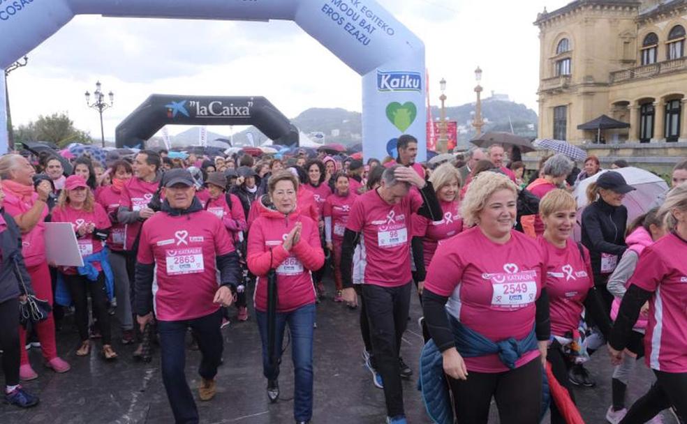 Salida de la marcha desde Alderdi Eder. 