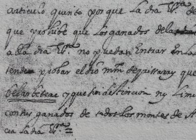 Imagen secundaria 1 - Goiko marrazkian (Maite Perurenak egina da) 1620ko agiriak aipatzen duen aizkora botatzeko modua. Behean, Artikutzari buruzko agiria, non «bustalizas o belar beteac» irakur daitekeen. 