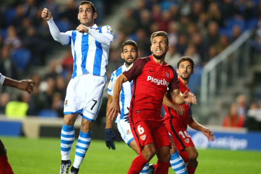 La Real Sociedad recibe al Sevilla con la imperiosa necesidad de lograr su primer triunfo en Anoeta.