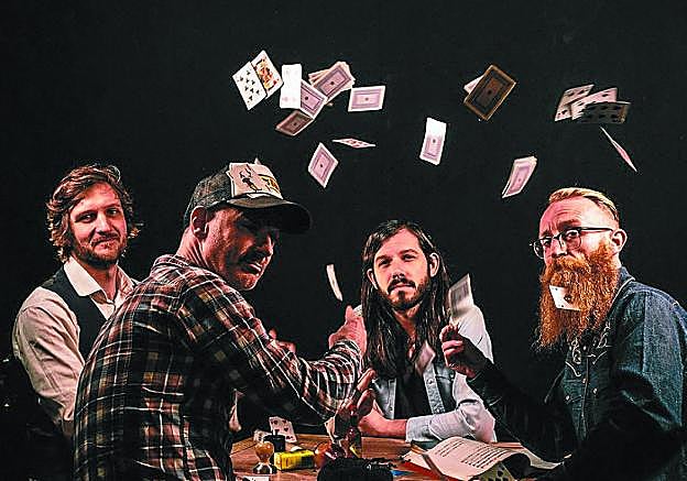 Jawbone. Paddy Milner, Evan Jenkins, Marcus Bonfanti y Rex Horan forman el grupo.