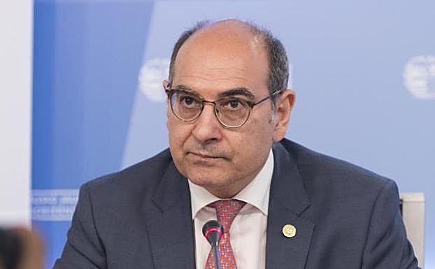 Jon Darpón, consejero de Salud. 