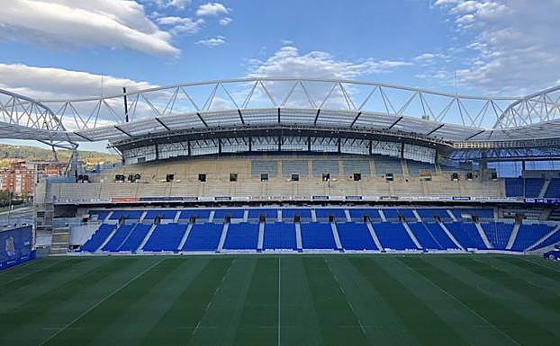 Estado actual del estadio de Anoeta.