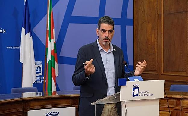 El alcalde de San Sebastián, Eneko Goia. 