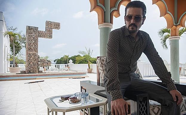 Diego Luna, en la cuarta temporada de 'Narcos'.