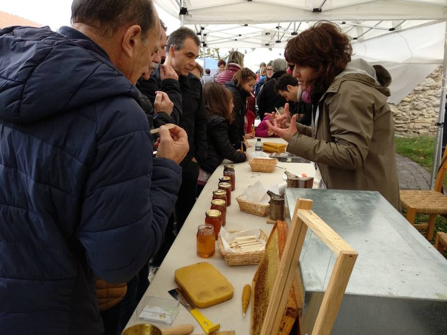 XVIII. Errezil Sagar Lehiaketa eta Baserriko Produktuen Azoka jendetsua izan ziren atzo Gabirian.