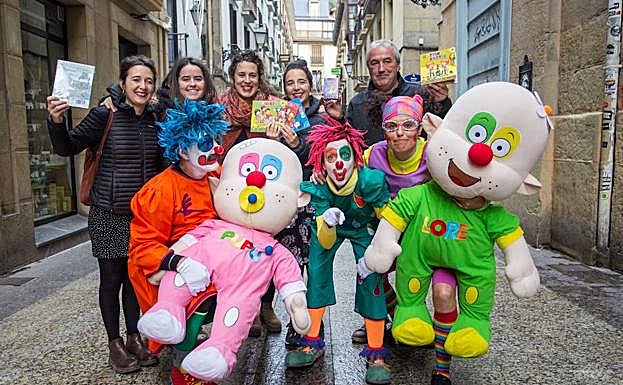 Proiektuan parte hartu duten ia denak egon dira aurkezpenean.