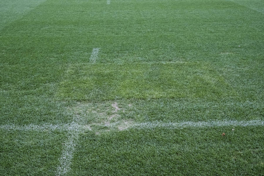Las obras en el estadio de Anoeta avanzan a buen ritmo.