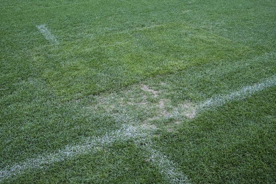 Las obras en el estadio de Anoeta avanzan a buen ritmo.