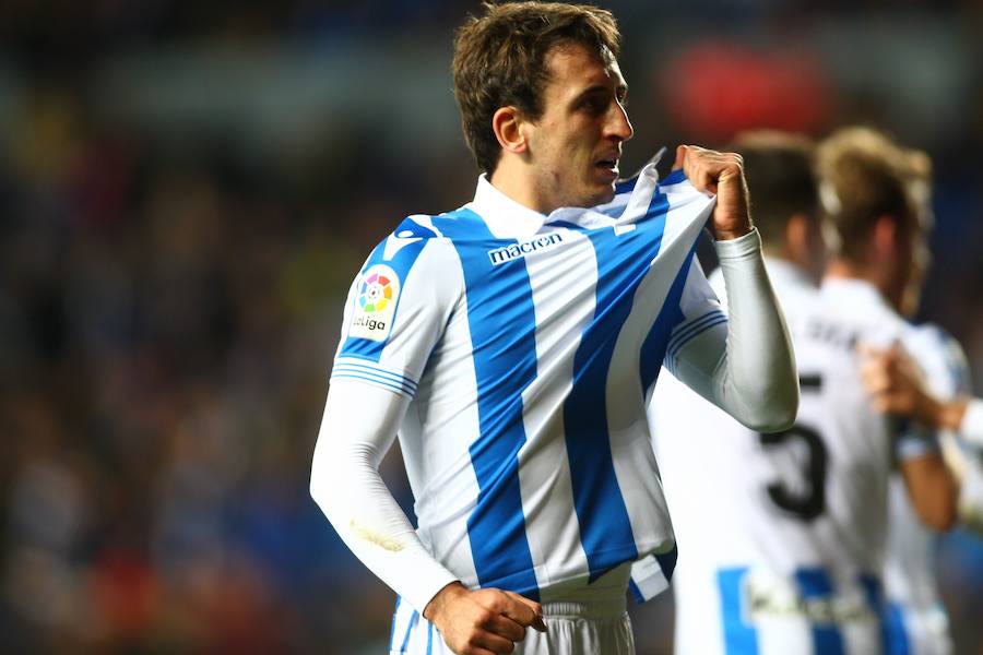 Anoeta ha sido el escenario donde se han enfrentado el conjunto txuri-urdin y el gallego