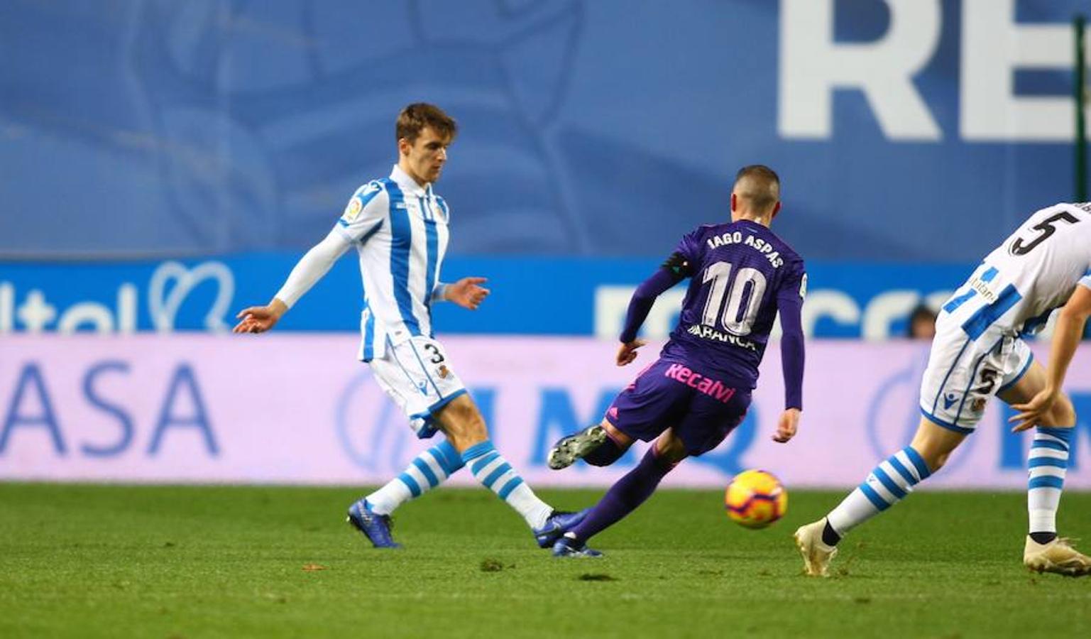 Anoeta ha sido el escenario donde se han enfrentado el conjunto txuri-urdin y el gallego