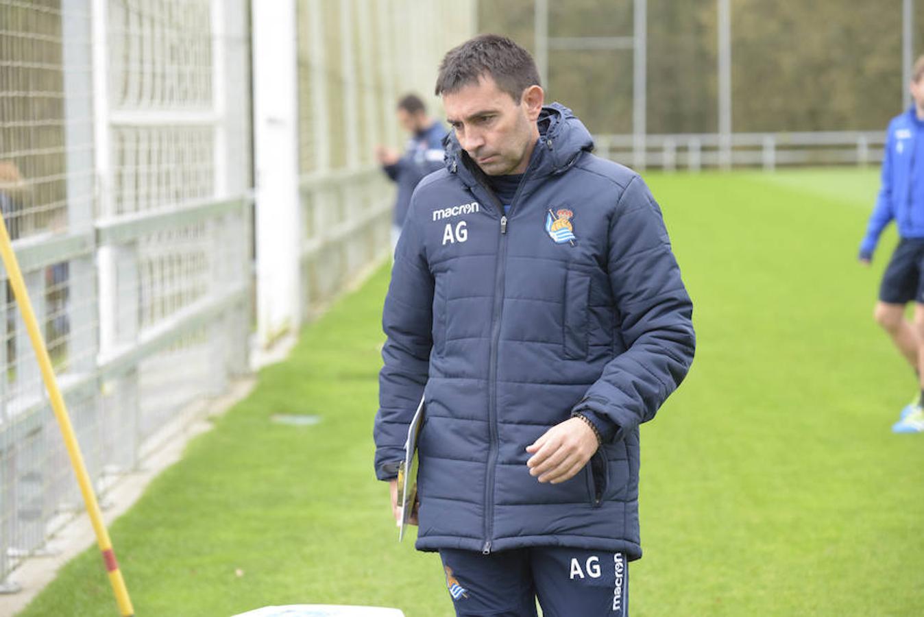Los de Asier Garitano han efectuado el último entrenamiento de la semana antes de medirse este domingo al Betis en Sevilla