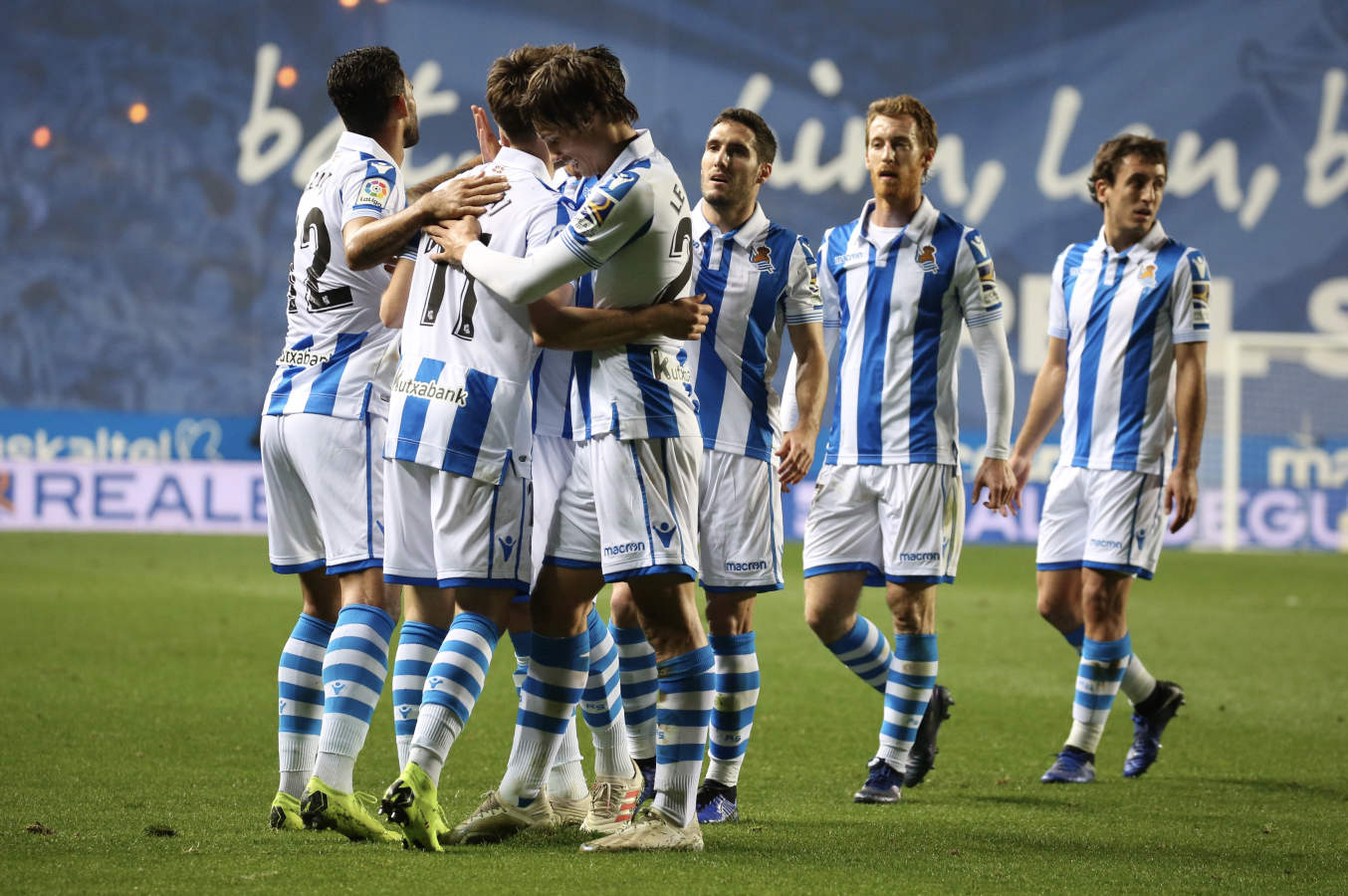 Repasa las mejores imágenes del partido entre la Real Sociedad y el Celta 