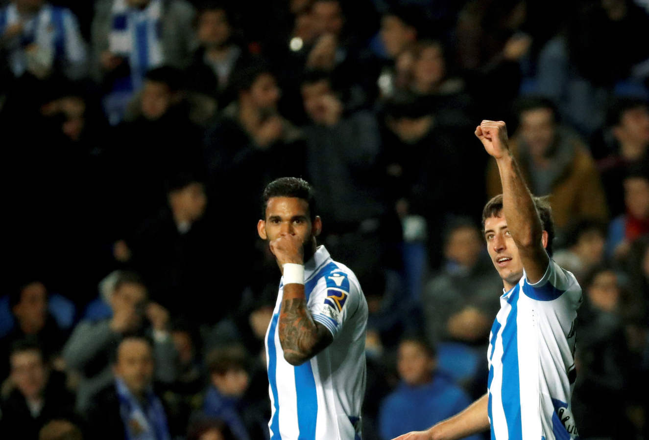 Repasa las mejores imágenes del partido entre la Real Sociedad y el Celta 