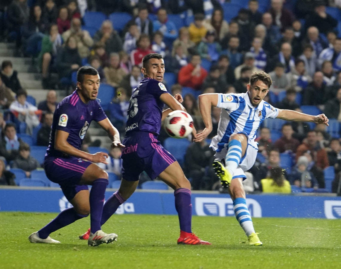 Repasa las mejores imágenes del partido entre la Real Sociedad y el Celta 