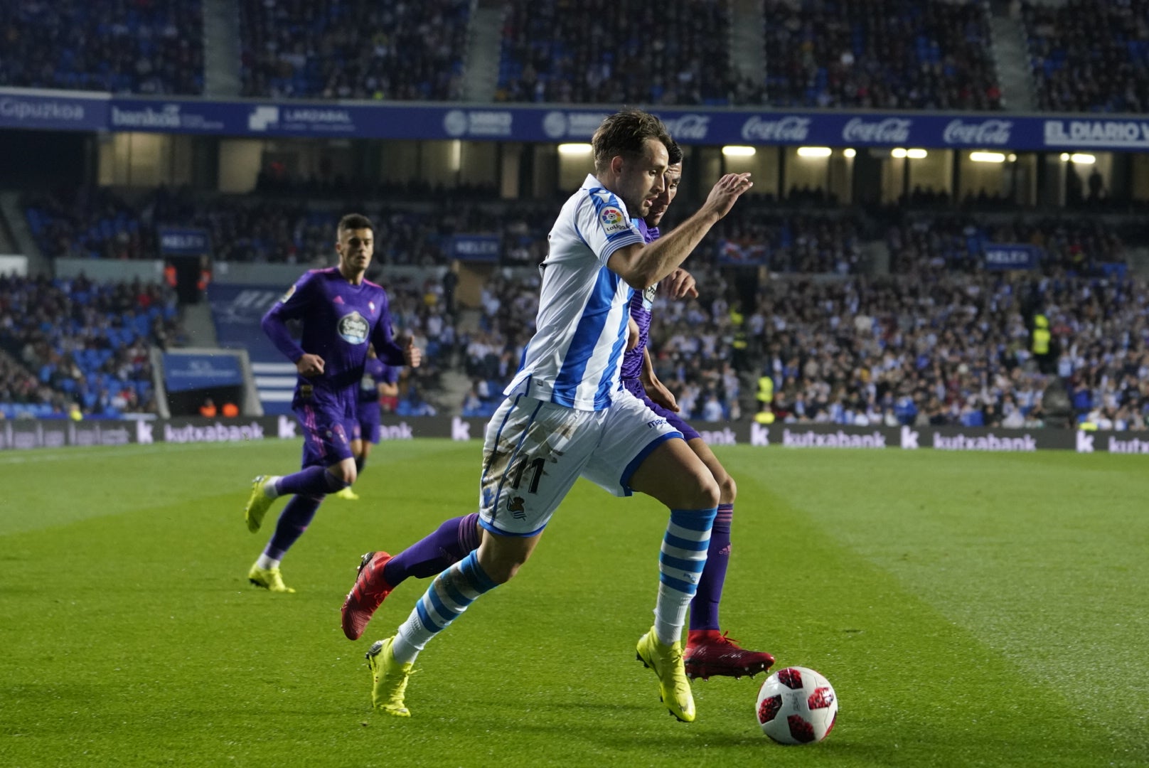 Repasa las mejores imágenes del partido entre la Real Sociedad y el Celta 