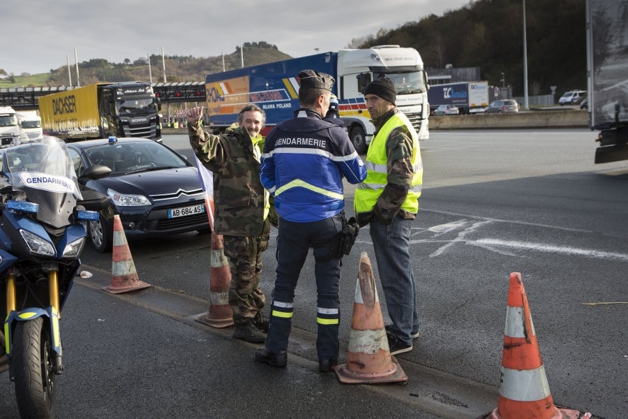 La protesta de los 'chalecos amarillos' en Francia está dejando sus consecuencias a este lado de la frontera.