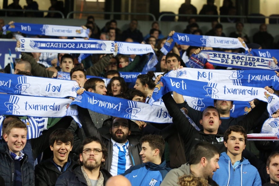 Los txuri-urdin se volcaron contra la portería rival sin ser capaces de materializar las numerosas ocasiones de gol (1-2). 