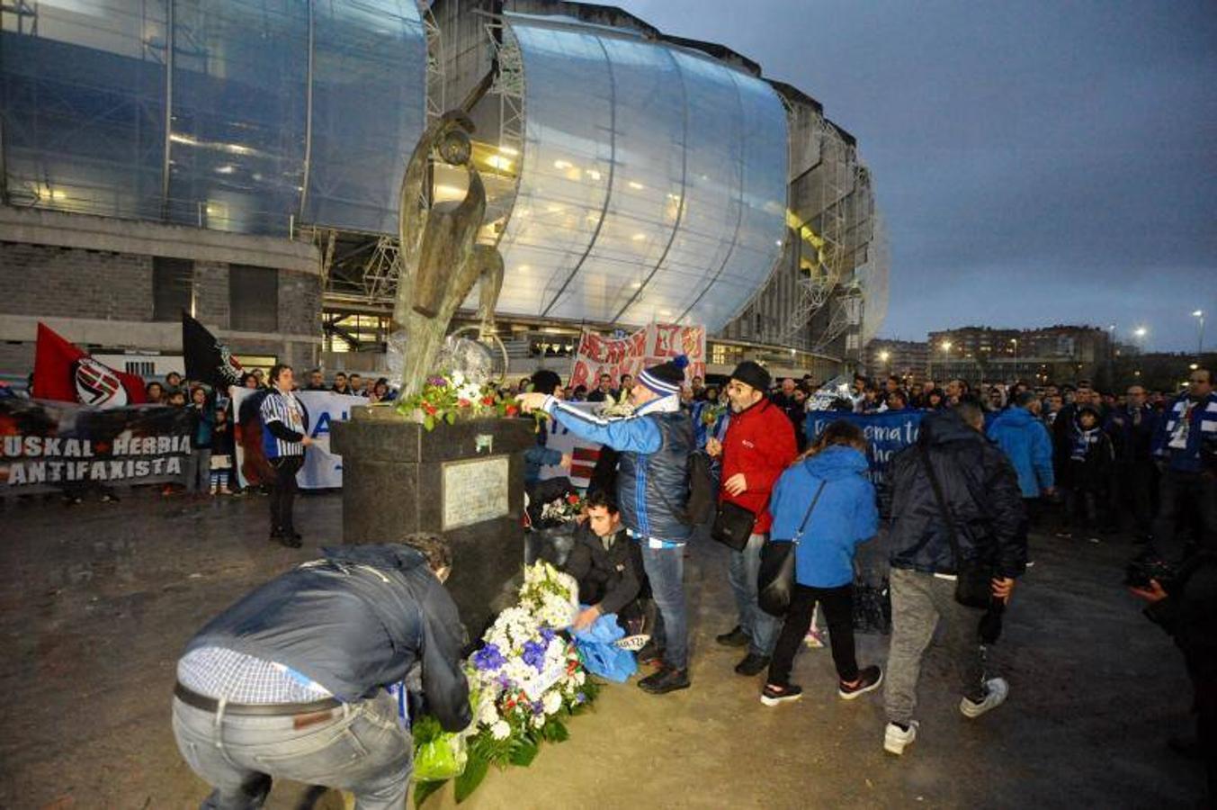Seguidores realistas recuerdan a Aitor Zabaleta cuando se cumplen 20 años de su asesinato