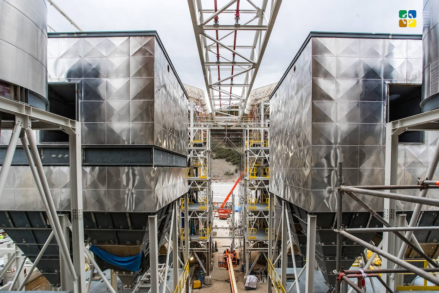 Avanzan las obras de la primera fase del Complejo Medio Ambiental de Gipuzkoa.