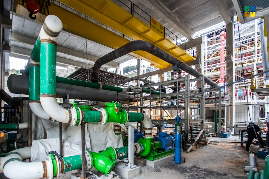 Avanzan las obras de la primera fase del Complejo Medio Ambiental de Gipuzkoa.