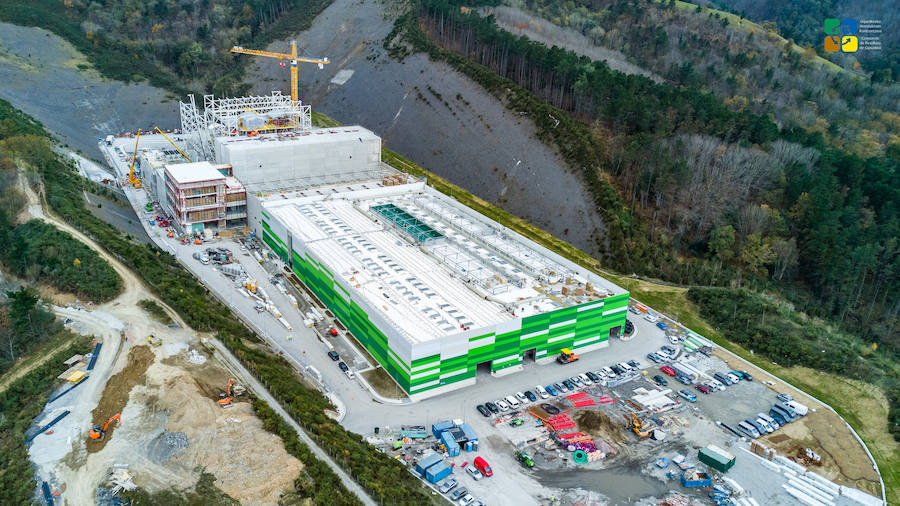 Avanzan las obras de la primera fase del Complejo Medio Ambiental de Gipuzkoa.