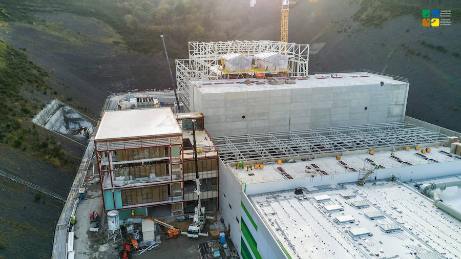 Avanzan las obras de la primera fase del Complejo Medio Ambiental de Gipuzkoa.